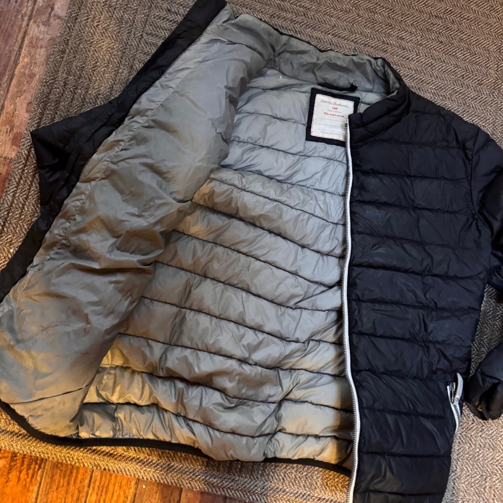 Hanna Andersson puffer jacket size 10-12 160 eu
